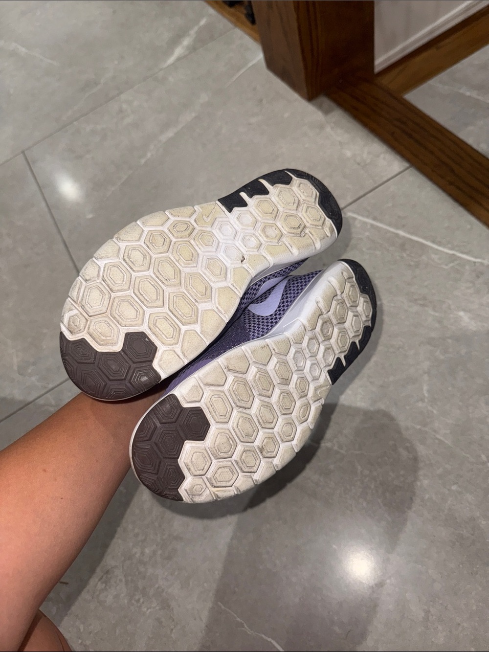 Nike Women’s Purple Mesh Athletic Sneakers - Picture 4 of 5